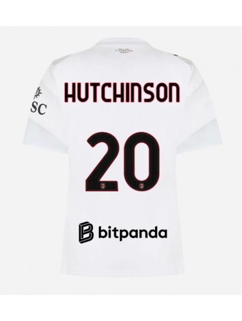 AC Milan Omari Hutchinson #20 Replika Borta Kläder Dam 2026-27 Kortärmad AC Milan Omari Hutchinson #20 Replika Borta Kläder Dam 2026-27 Kortärmad